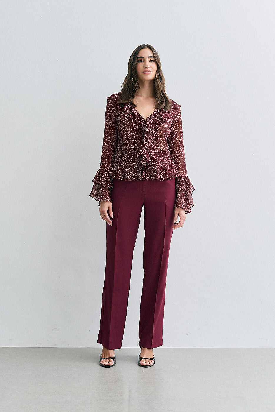 Calça Bordô Alfaiataria