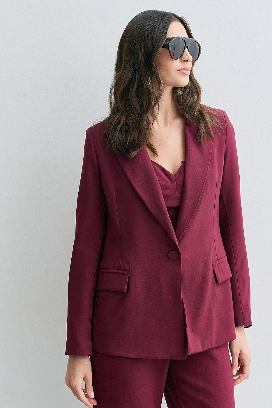Blazer Bordô